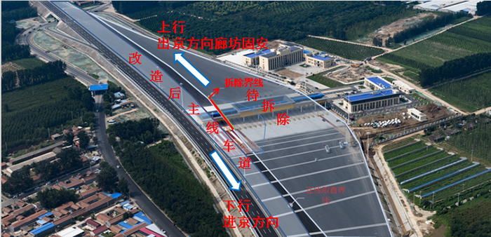 首环高速采育南主线收费站3日开始拆除改造 北京市高速公路取消省界