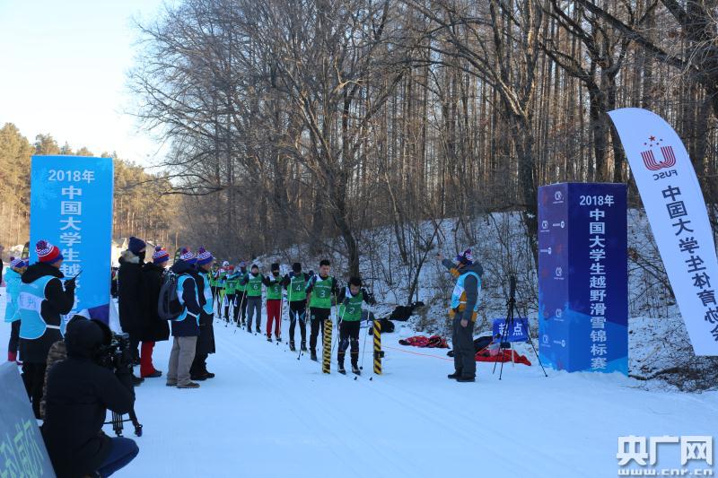 2018年中国大学生越野滑雪锦标赛在净月潭开赛