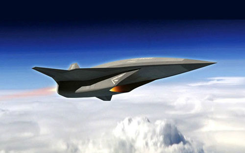 原文配图：SR-72设计图。