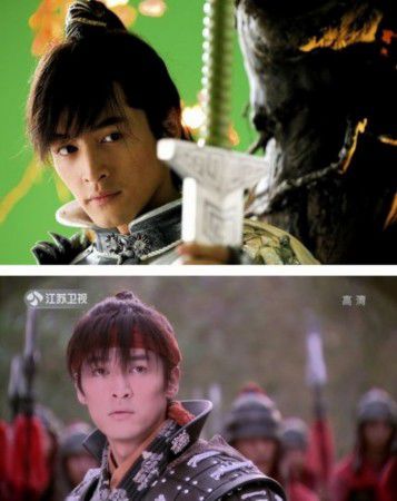 《仙剑奇侠传三》胡歌分别饰演飞蓬、龙阳、景天、李逍遥。