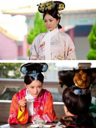 《宫锁心玉》杨幂分别饰演洛晴川和花影。