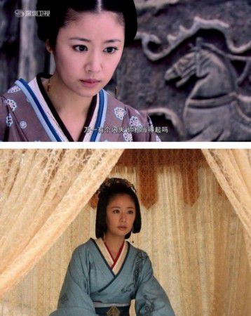 《美人心计》林心如饰演田香怜和窦漪房。