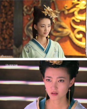 《美人心计》杨丽坤饰演屏花、聂慎儿、王娡。