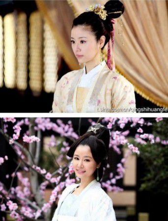 《倾世皇妃》林心如分别扮演马馥雅和梅影。