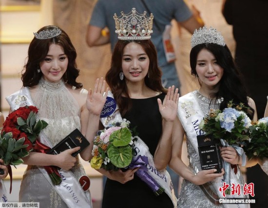 2015年韩国小姐选美大赛落幕 24岁女大学生夺冠