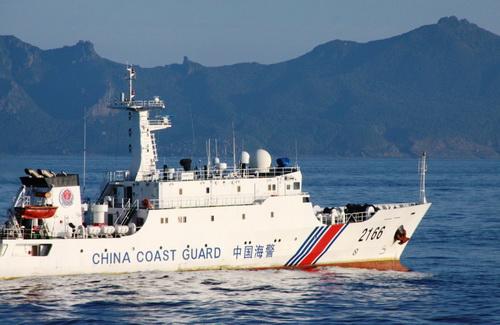 中国3海监船换班巡航 22天常态化巡逻钓鱼岛