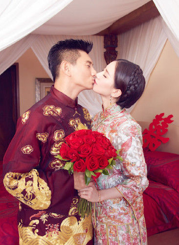 吴奇隆婚礼现场变"妻管严 告白刘诗诗:我会听话的(图)
