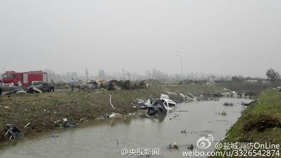 江苏盐城龙卷风冰雹已造成51人死亡多人受伤