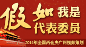 央广网2014两会策划;视频策划假如我是代表委员