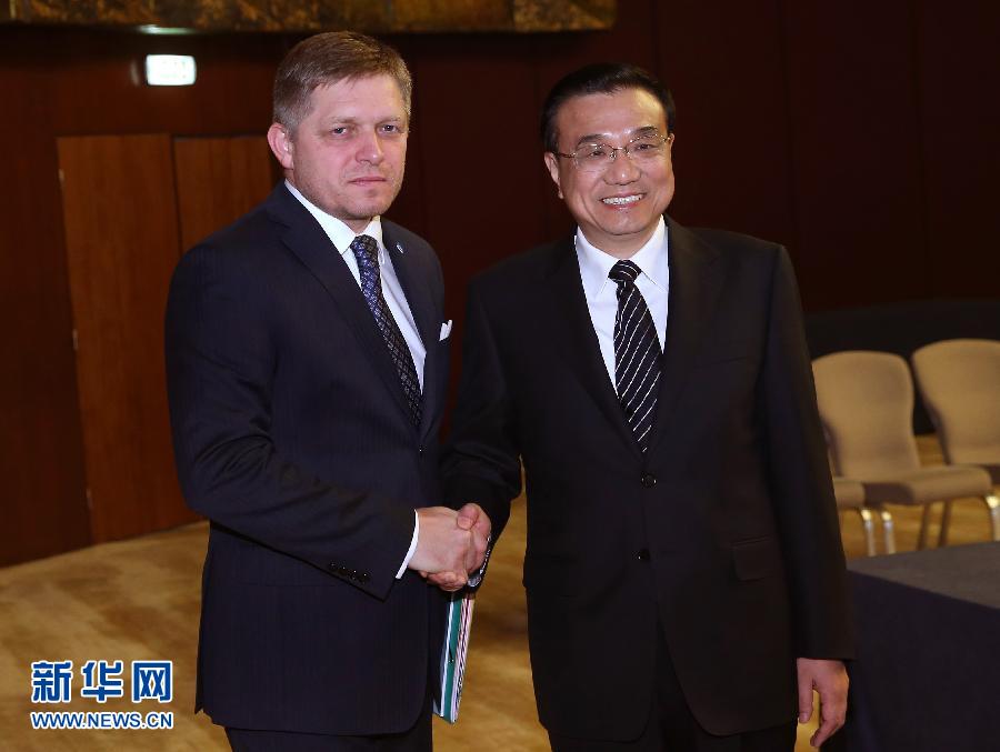 （XHDW）李克强会见斯洛伐克总理菲乔