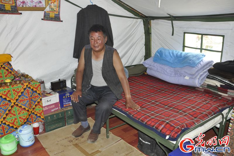 走进西藏“4·25”地震安置点：能看电视免费用餐